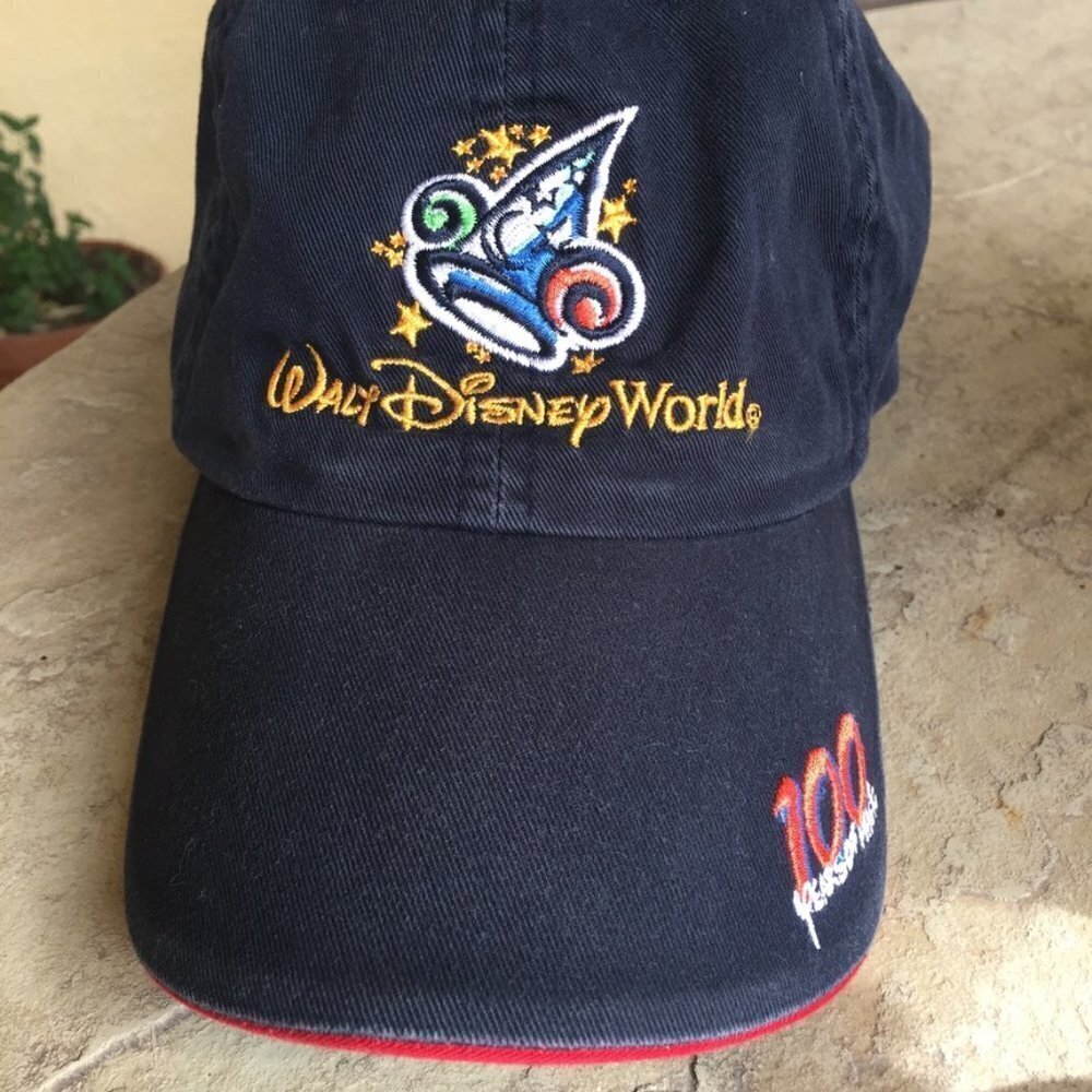 Walt Disney World Kids Baseball Hat One Size Fits All Navy Blue‎